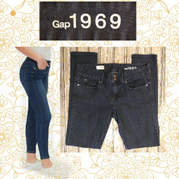 GAP Denim - 1969 Curvy Skinny Jeans Dark Wash by Gap